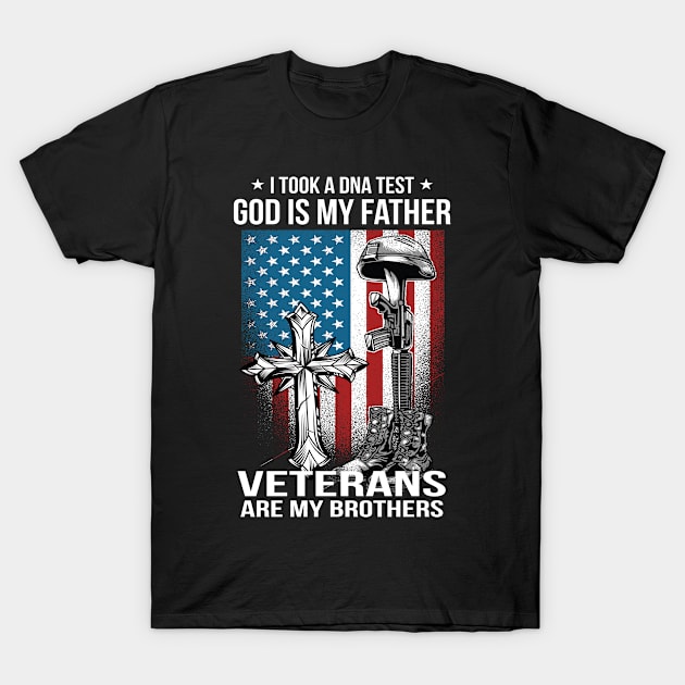 Religious Veteran Christianity Veteran Day T-Shirt by FamiLane